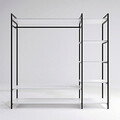 Dulap pentru haine, Lacivert, Trend Gardırop Sağ raflı L615, 180x180x40 cm, Alb
