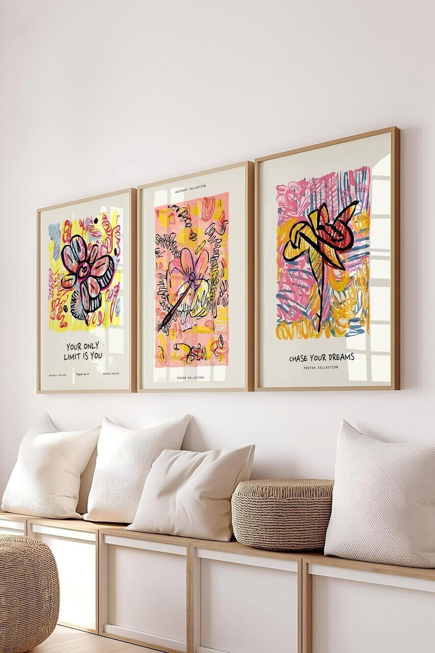 Set de pictură decorativă, Ç-300375, Sticla PVC, Multicolor — imaginea 2