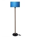 Lampadar Casa Parasio, 40x40x145 cm, 1 x E27, 60 W, albastru metalic