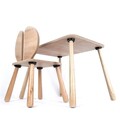 Set masa si scaun pentru copii, Rosewood, BLTYZ-AKTV064, Stejar
