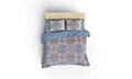 Lenjerie de pat dubla (DE), Grande - Blue, Cotton Box, Bumbac Ranforce