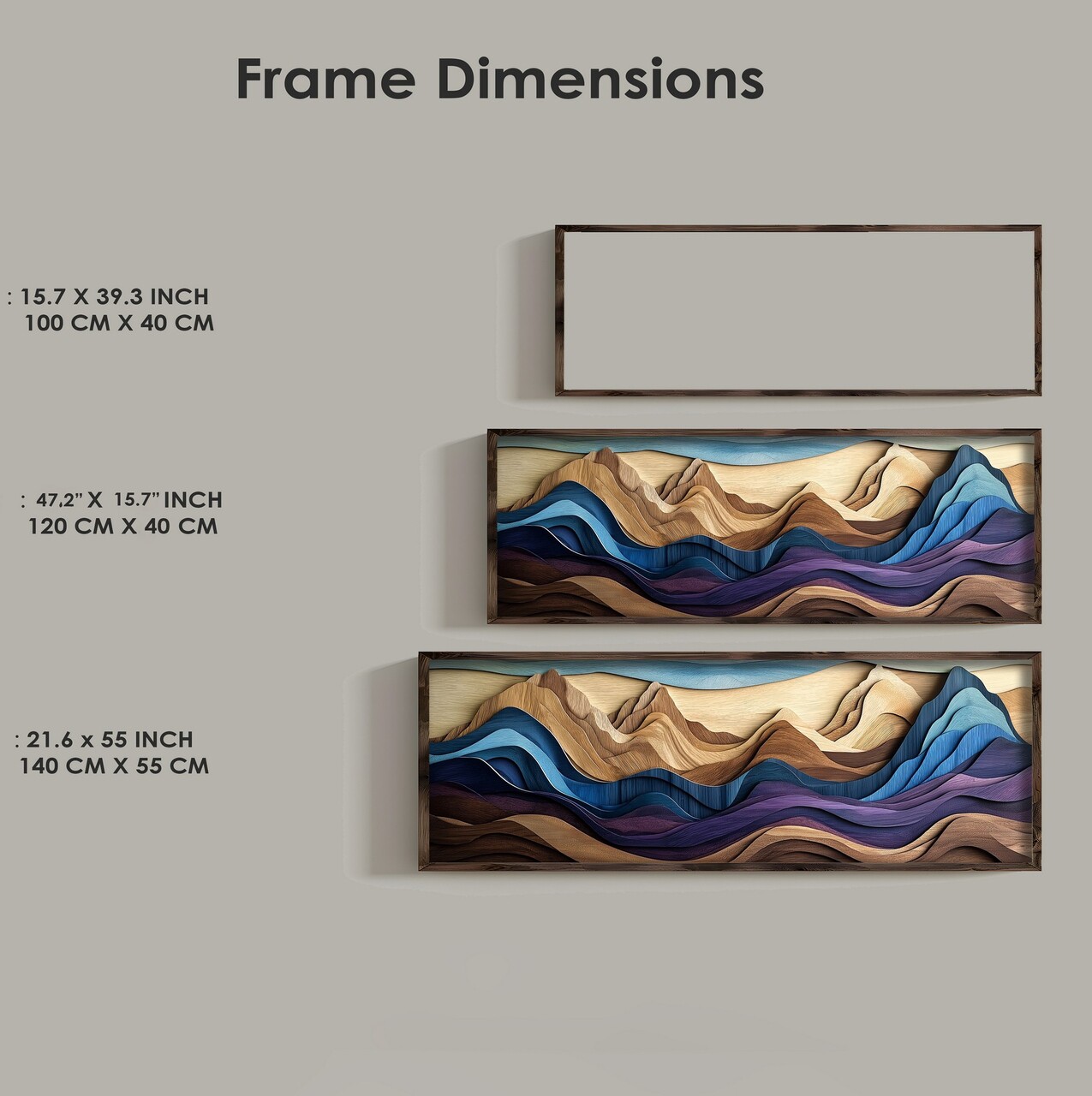 Tablou decorativ, EMR044, Lemn, Multicolor - view 5