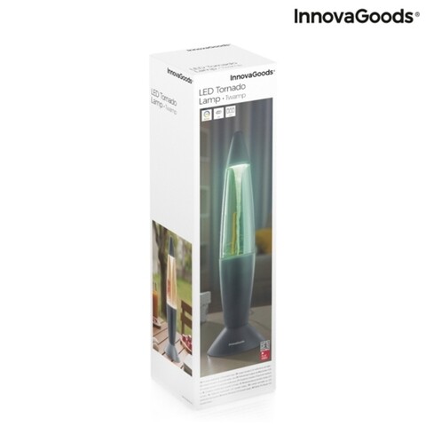 Lampa cu lava LED, Tornada Twamp InnovaGoods, USB, Ø10x35 cm
