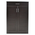 Pantofar cu 2 usi Sante, Pakoworld, 20 perechi pantofi, 80x37x123 cm, PAL/MDF, wenge