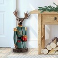 Decoratiune, Chrıstmas Deer, Poliester, Multicolor