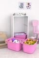 Dulap multifunctional, Estella, Bronz 3D, Alb/Roz