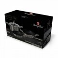 Set oale și tigăi din aluminiu forjat și marmură, 4 piese, Berlinger Haus, Carbon