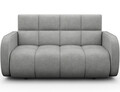 Canapea extensibila 3 locuri ELTAP, Deverio, 154x103x83 cm, lemn/poliester, gri deschis
