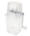 Aparat de zdrobit gheata, 12x12x23.5 cm, poliester, transparent
