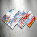 Set 4 tablouri decorative, 4MDF30803112803, MDF, Imprimat UV, Multicolor