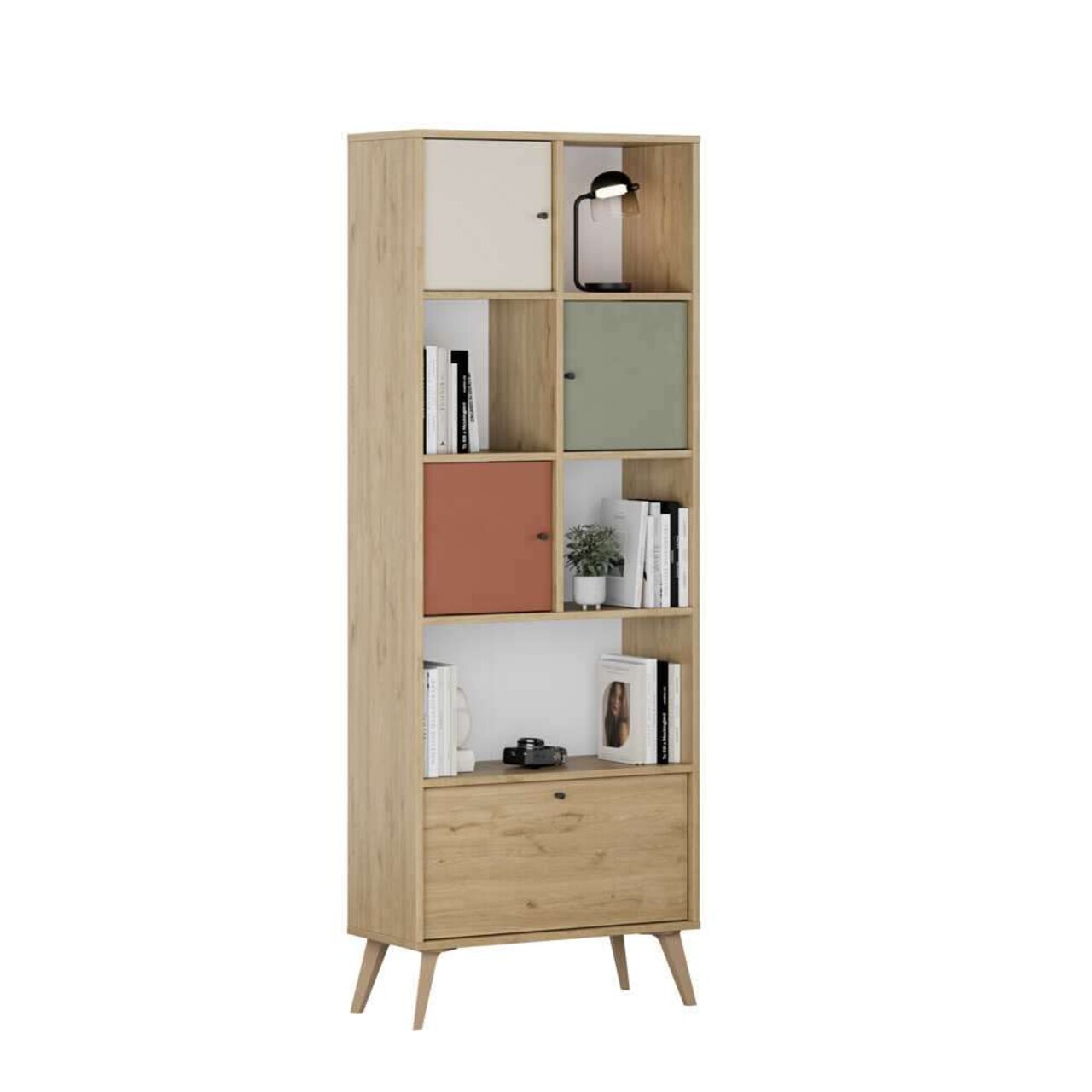 Corp biblioteca Hanah Home Tkt-940-Fx-1 67x181x30 cm Multicolor