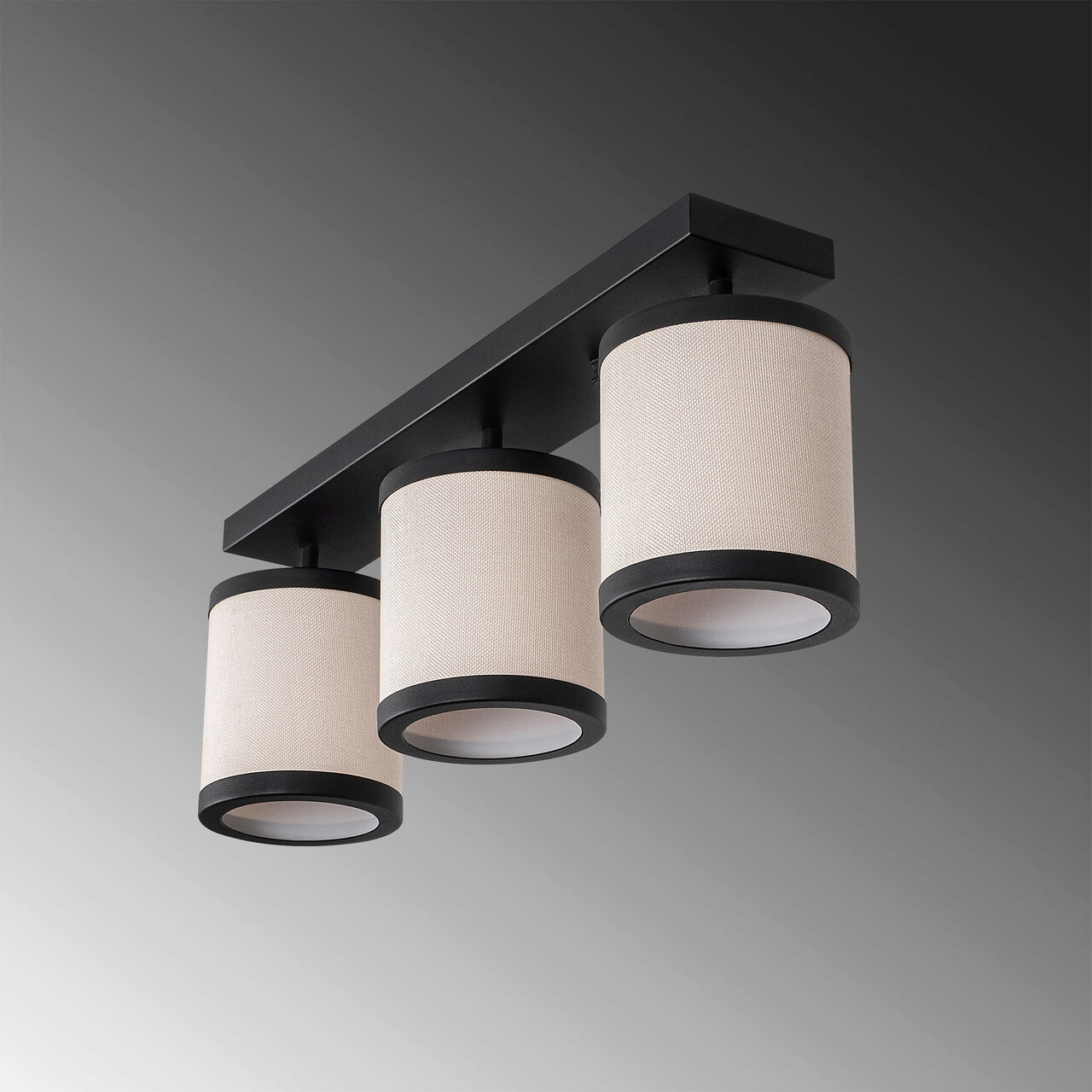 Lustra, Fulgor, 942FLG1639, Metal, Alb/Negru - 2 | YEO