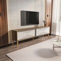 Comoda TV, Zena Home, Riso, Nuc/Alb
