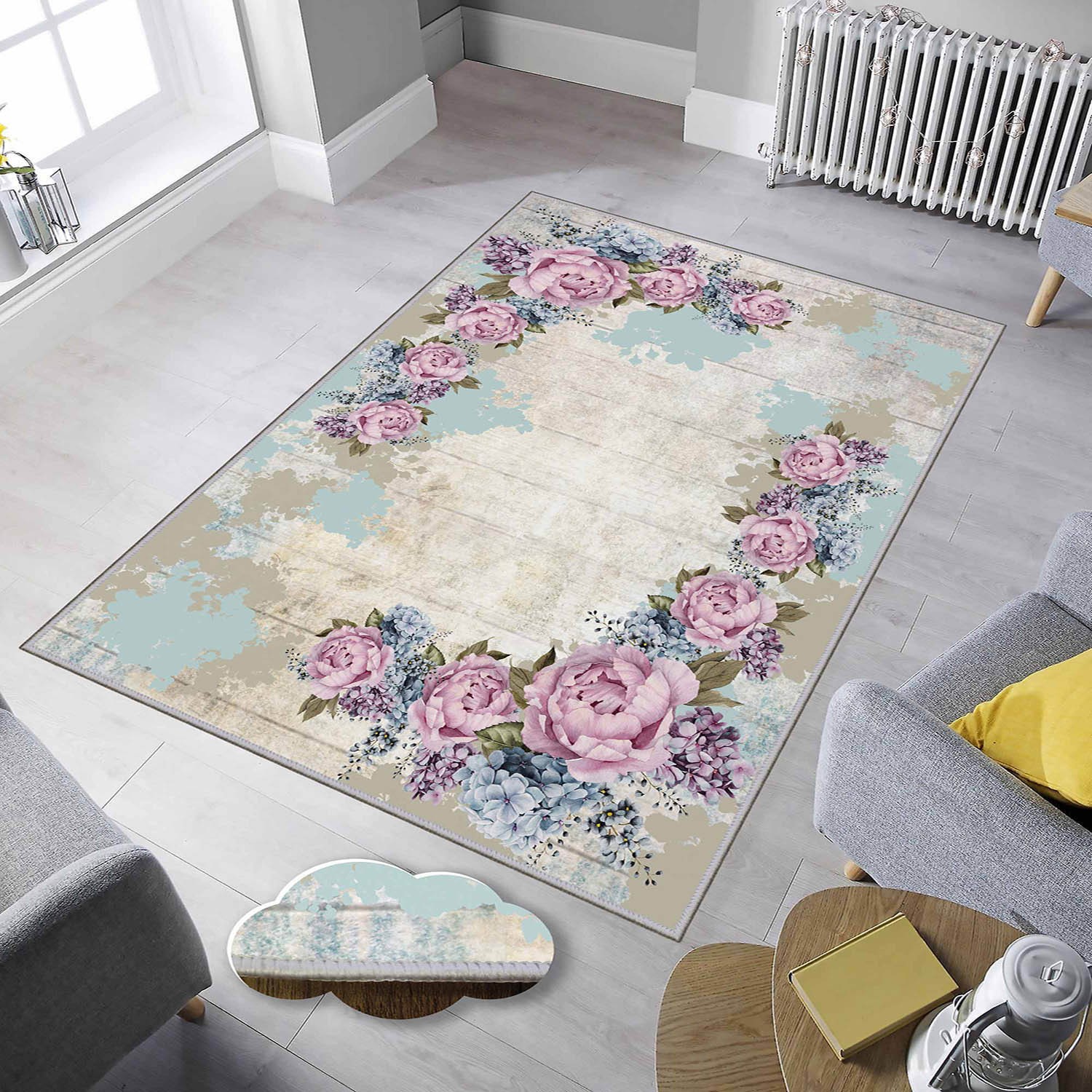 Covor, Eexfab602, 80x120 cm, Multicolor