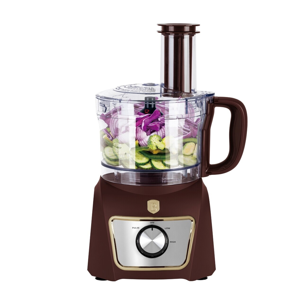 Set blender 8 in 1 Berlinger Haus, Leonardo, 500W, inox/plastic, visiniu mat - imagine 6