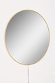 Oglinda cu Iluminare Led, Mirrorland, Round, Oglindă indestructibilă cu obturator, Galben