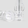Set 2 rasnite pentru sare/piper Hallais, Homla, 6x16 cm / 6x20 cm, acril, transparent