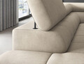 Coltar extensibil stanga 5 locuri ELTAP, LT-18AU, Ferucce, 276x200x93 cm, lemn/poliester, bej deschis