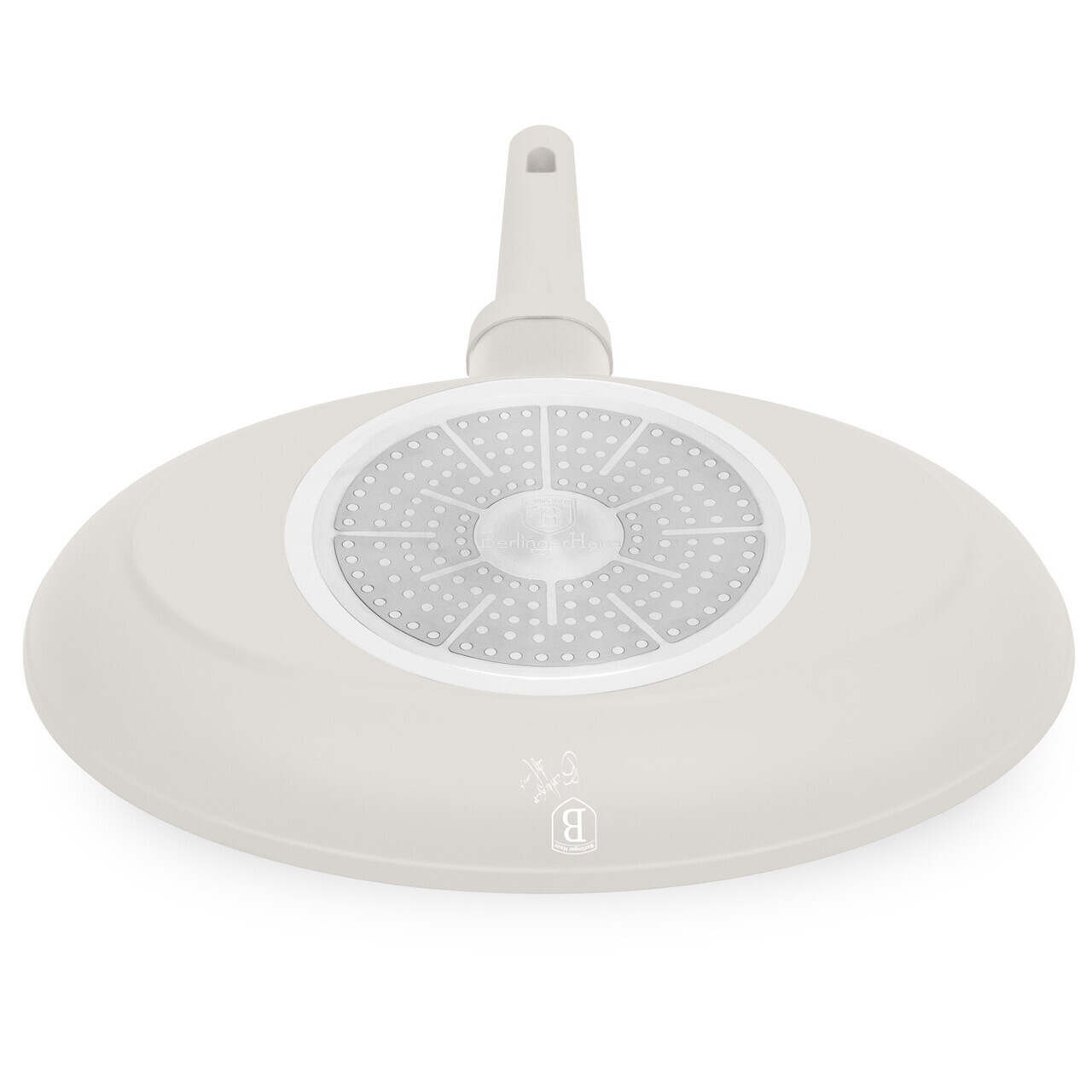 Tigaie pentru peste Berlinger Haus, Sahara, 35 cm, aluminiu forjat, crem mat - imagine 5