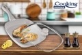 Tigaie grill + capac Mozaik, Cooking by Heinner, 28 x 4 cm, aluminiu, bej