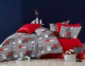 Lenjerie de pat dubla 3 piese, 478, Pearl Home, Poliester Satinat