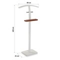 Suport pentru haine Serena, Versa, 49 x 25 x 109 cm, metal, alb