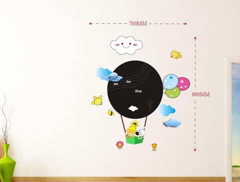 Sticker decorativ cu tabla de scris Baloon, Mauro Ferretti, 80×70 cm, plastic
