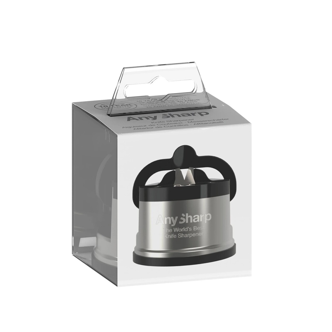 Ascutitor de cutite Pro Brushed Metal, AnySharp - imagine 9
