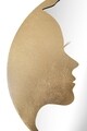 Oglinda decorativa Lady Luxy -B, Mauro Ferretti, Ø 80 cm, fier, auriu