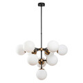 Lustra, Fulgor, 942FLG1167, Metal, Negru