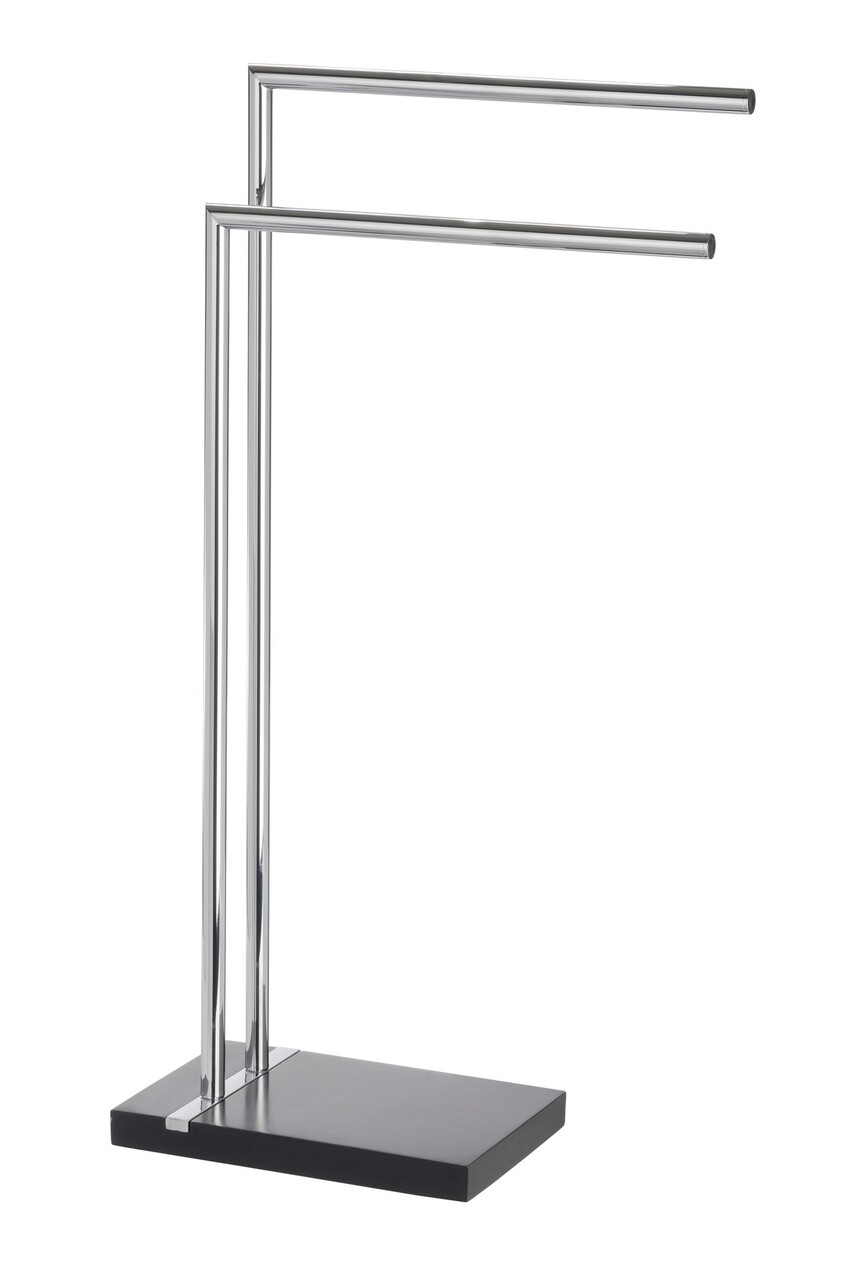 Suport prosoape, Wenko,Noble Black, 45.5 x 82 x 20 cm, inox/polirasina - 1 | YEO
