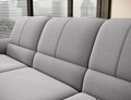 Coltar extensibil dreapta 3 locuri ELTAP, RT-04GO, Siber, 270x186x93 cm, lemn/poliester, gri deschis