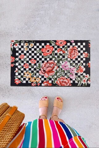 Covoraș din PVC, Fioriera, 40x60 cm, PVC, Multicolor