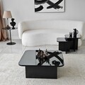 Set masute de cafea, Neostill, Jazz, PAL, Negru / Fume