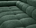Coltar extensibil stanga 5 locuri ELTAP, LT-35AMO, Ferucce, 276x200x93 cm, lemn/poliester, verde inchis