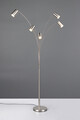 Lampadar Marley, TRIO, 80x55x200 cm, 10W, 5x GU10, metal, argintiu mat
