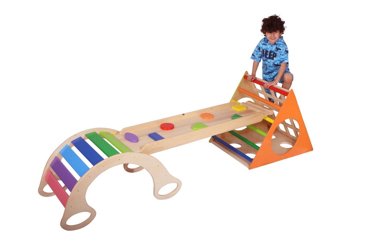 Jucarie pentru landou/carucior, Hanah Home, Prisma, Multicolor - view 5