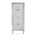 Bufet  Loiri, Versa, 48 x 25 x 122 cm, MDF, alb