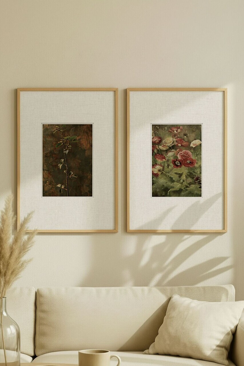 Tablou decorativ İvh-14 MDF Lemn masiv (Grosime: 25 cm Multicolor