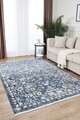 Covor, Rustik 2224, 120x180 cm, 51% BUMBAC/37% POLIPROPILENĂ/12% POLIESTER, Albastru
