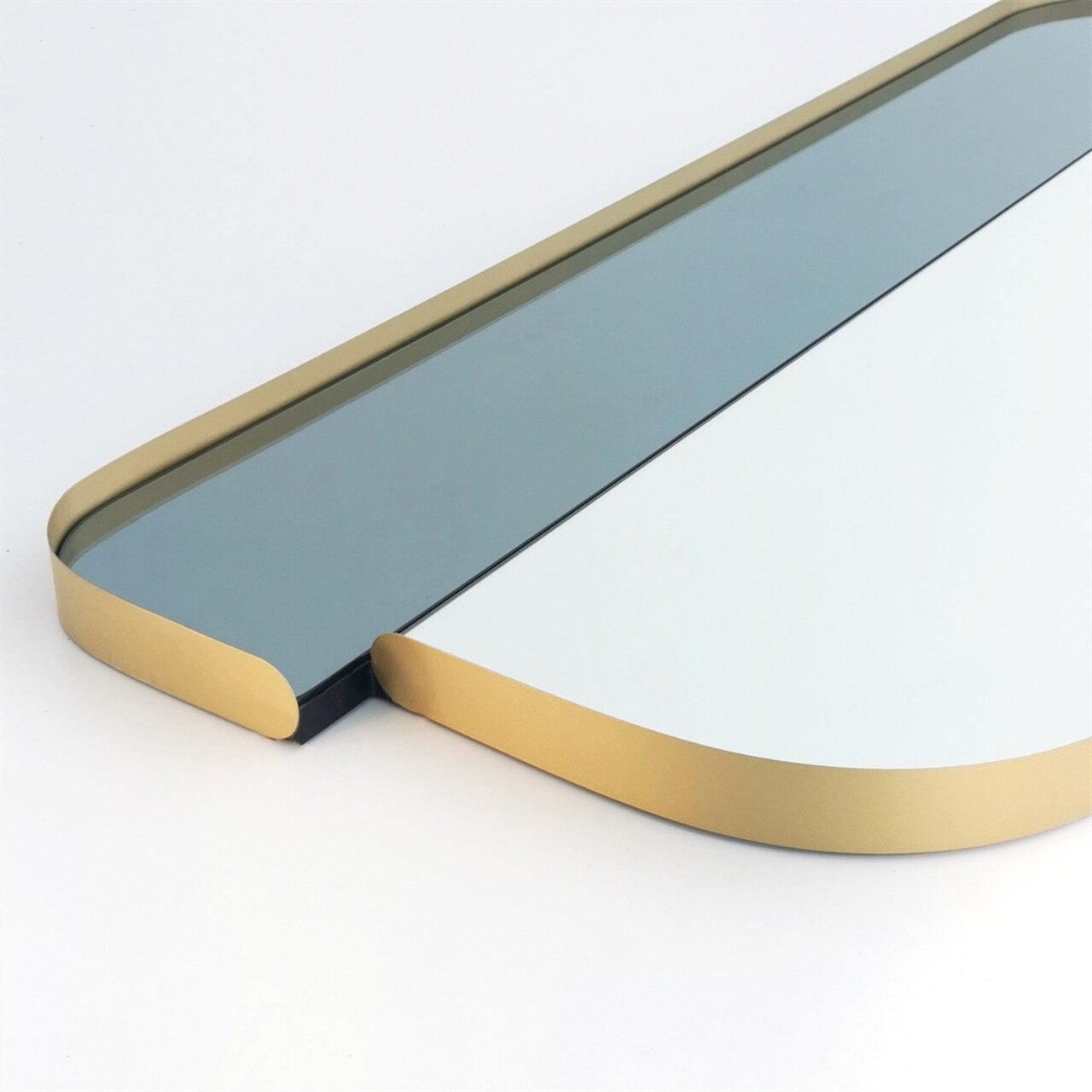Oglinda decorativa, Neostill, Day & Night, 60x130 cm, MDF , Auriu