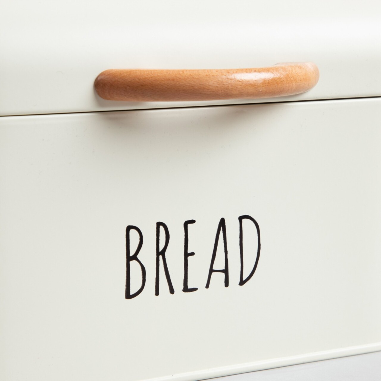 Cutie depozitare paine Breadly, Homla, 33x18x15 cm, metal, crem - view 5