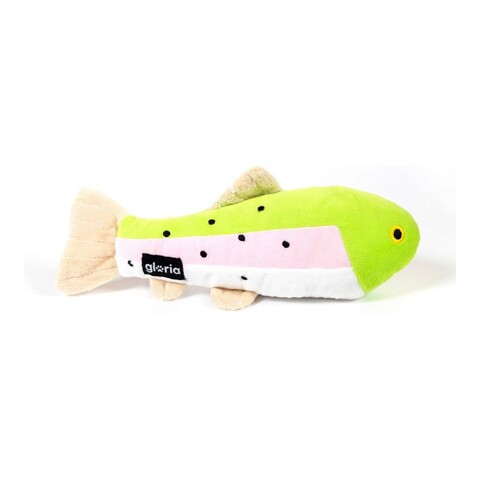 Jucarie cu sunet pentru caini pitusa fish, gloria, 26 cm, poliester/cauciuc