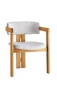 Scaun, Nmobb, CO-044, Cadru: 100% LEMN, Crem / Stejar