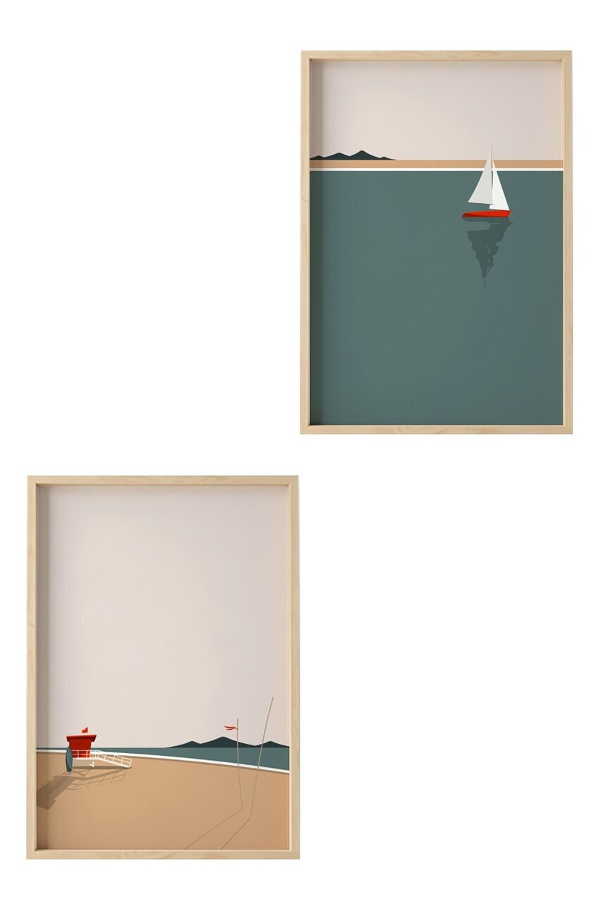 Tablou decorativ, Huhu486, Lemn masiv, Multicolor — imaginea 2