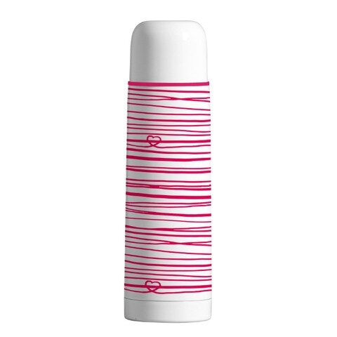 Termos love, ambition, 500 ml, inox, roz