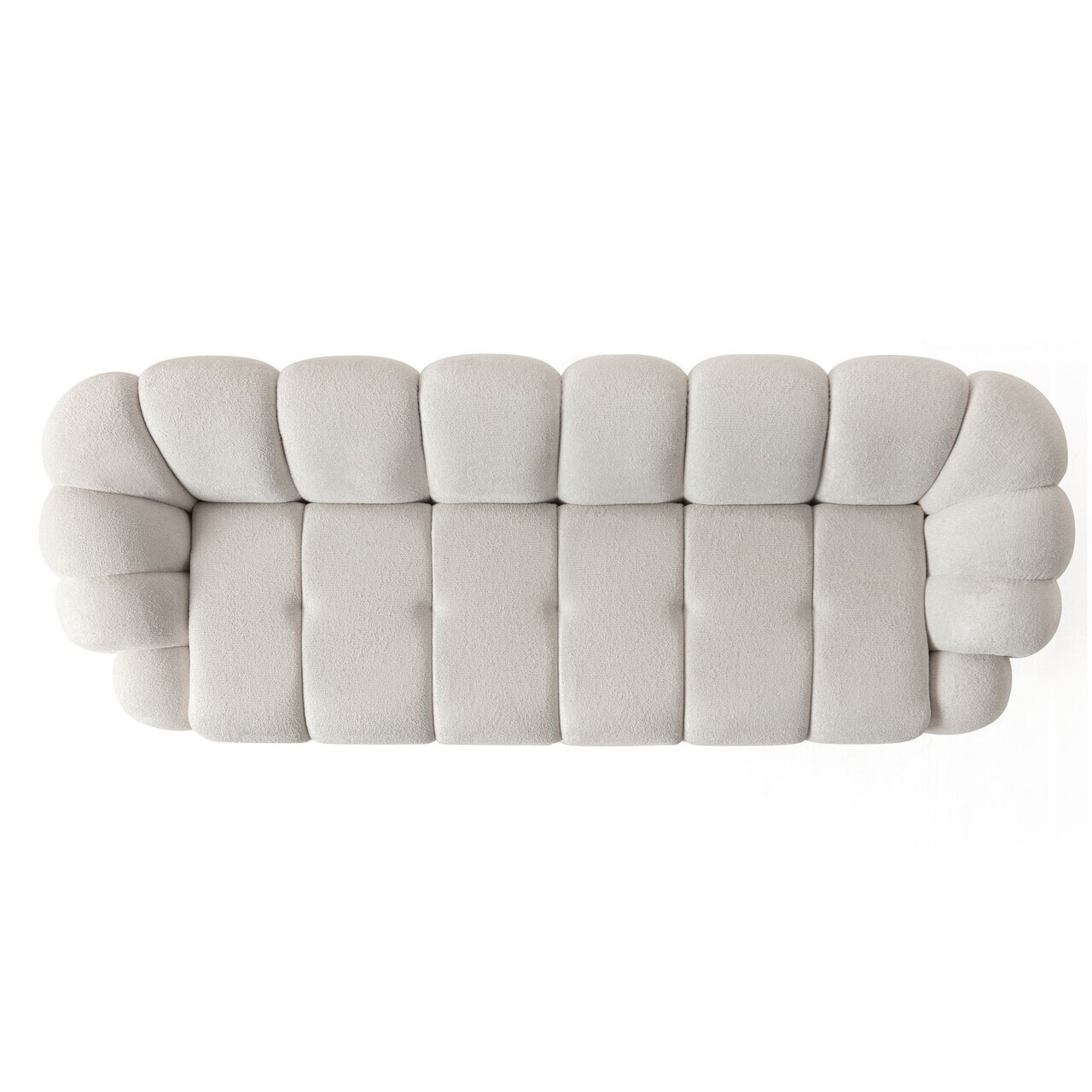 Canapea cu 4 locuri, Atelier del Sofa, 752EST2301, Lemn de carpen/PAL melaminat, Alb - view 5