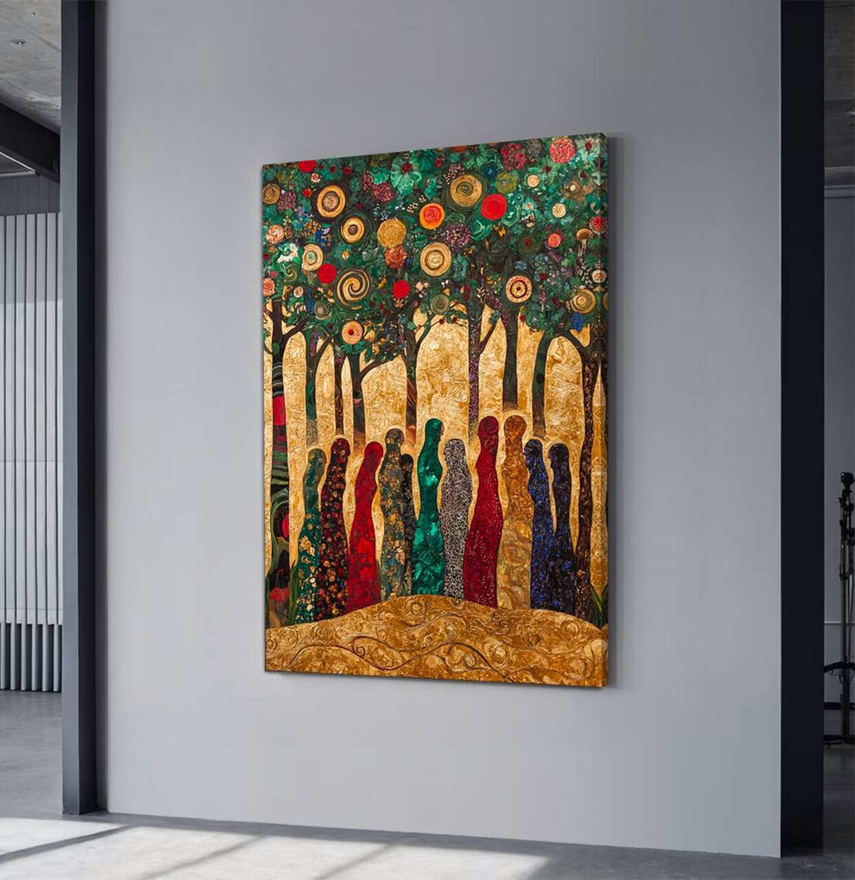 Tablou decorativ, YNS-1045-80 x 120, Lemn, Multicolor - view 2