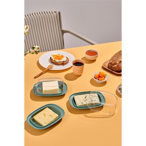 Set organizator frigider (3 piese), L'essentiel Maison, 964FRM3420, Verde menta