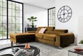 Coltar extensibil stanga 3 locuri ELTAP, LT-45LO, Grayson, 278x205x92 cm, lemn/poliester, mustar